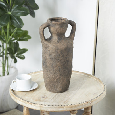 Vase de table en grès fabriqué à la main Elna
