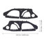 Portes supérieures de cabine fermées, compatibles avec Polaris RZR PRO 2020-2024 / Polaris RZR Turbo2022-2024, portes supérieures souples, ensemble de fenêtre latérale à fermeture à glissière améliorée UTV, compatible avec les miroirs latéraux et les pare-brise