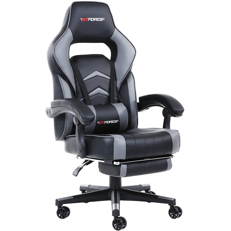Fonseca Manufactured Wood Gaming Chair, Grey