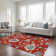 Lummus Washable Damask Indoor / Outdoor Rug