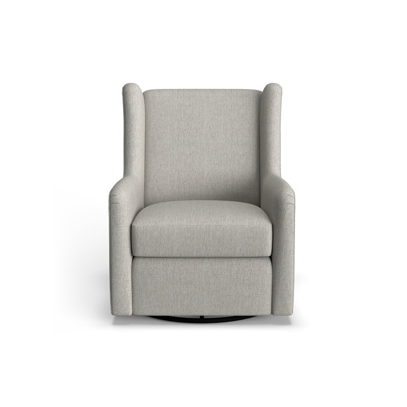 Fauteuil oscillant pivotant Miranda, Chenille Radical Dove Performance