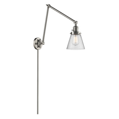 Lampe murale avec bras pivotant 1 lumière Cone
