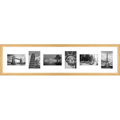 Ljutza Wood Picture Frame with Mat