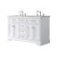 Meuble-lavabo double 54 po Luken - Blanc