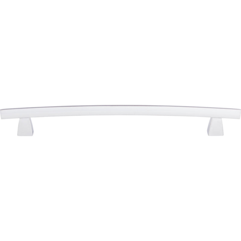 Arched Bar Pull, Polished Chrome, 8" Center to Center