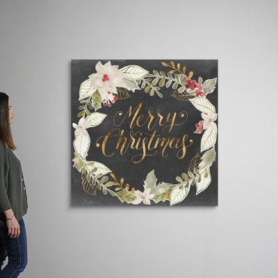 « Christmas » I par Grace Popp-impression d’art textuel sur toile