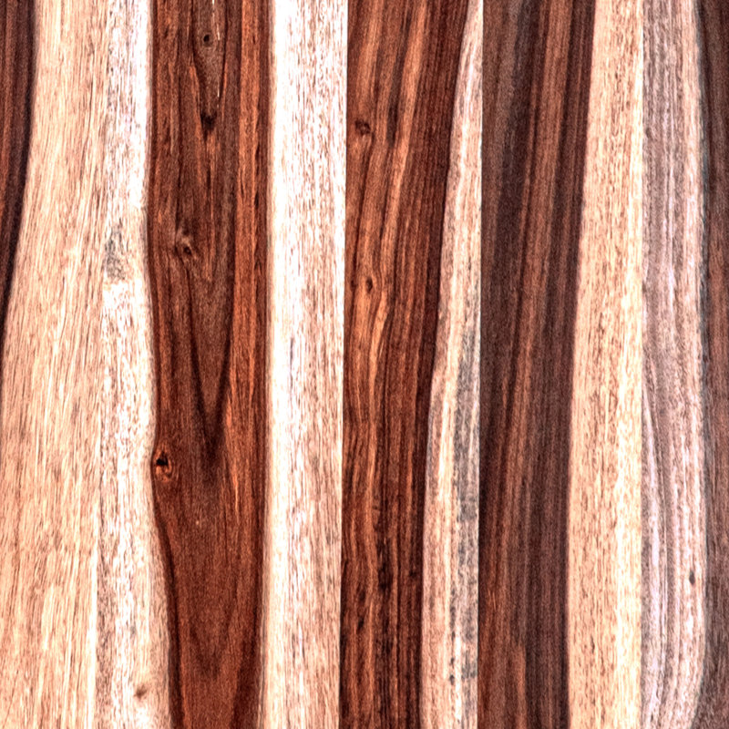 Table de salle à manger Genes Live Edge Sheesham, Noir / bois, L 80 po x l 40 po x H 30 po