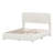 Modern Platform Bed with Customizable Curved Cloud Headboard and Bouclé Upholstery