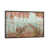 Toile encadrée de bois rustique foncé