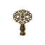 Fleuron floral en filigrane-36759167