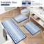 Ensemble de 4 tapis de bain en microfibre absorbante douce avec envers antidérapant (ensemble de 4)-71509191