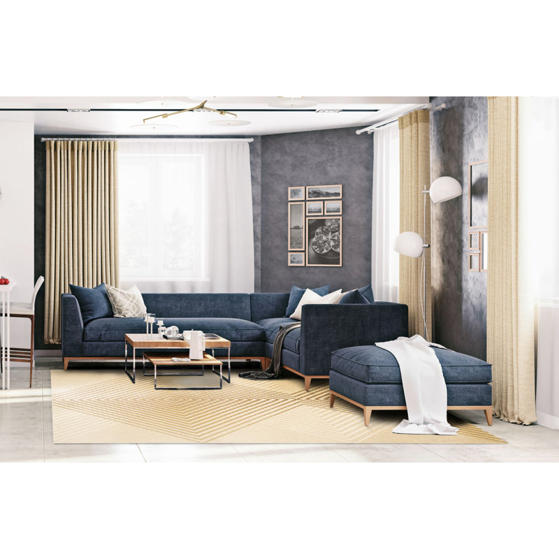 Chord Geometric Area Rug, Rectangle 100 x 180cm