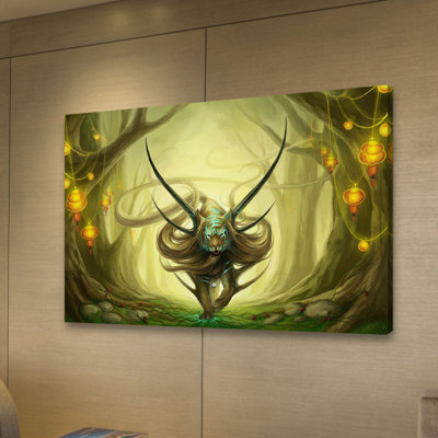 « dieu of evanescence » par "jonas jödicke, reproduction d’art sur toile tendue