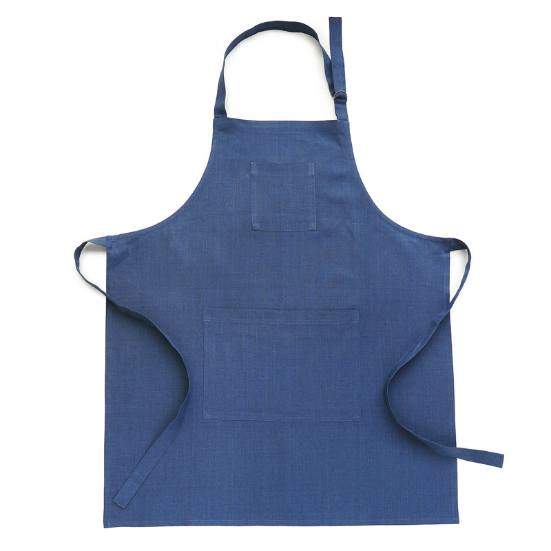 Linen Apron, Blue