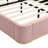 Henry Boucle Upholstered Platform Bed With Headboard & Wooden Slats-118692281-118692279