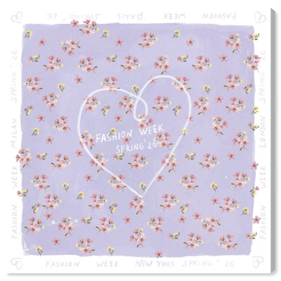 Lilac Spring Fashion Print by Oliver Gal