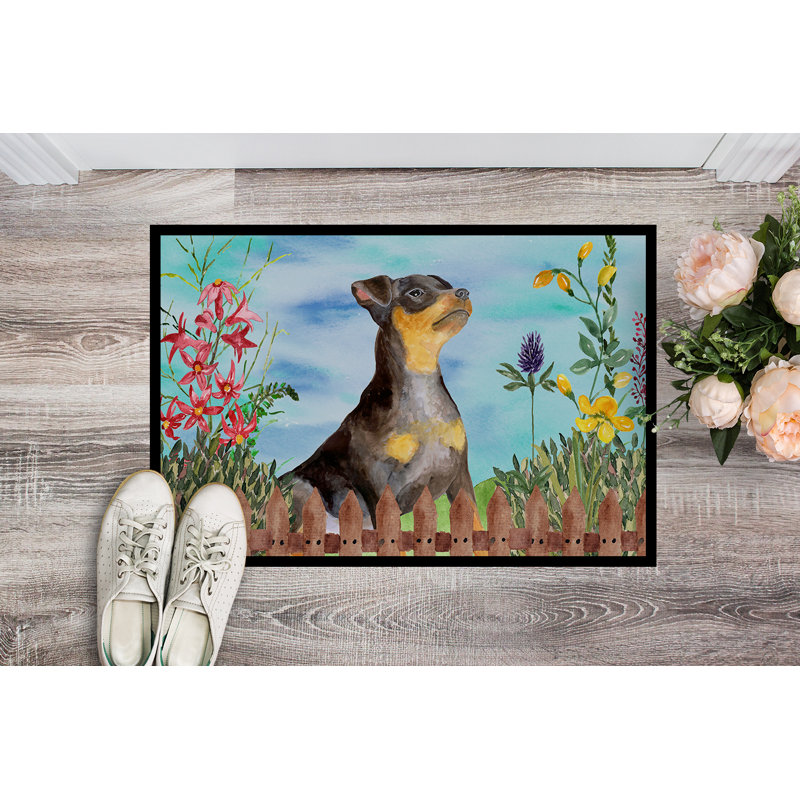 Non-Slip Outdoor Doormat, Rectangle 18" x 27"