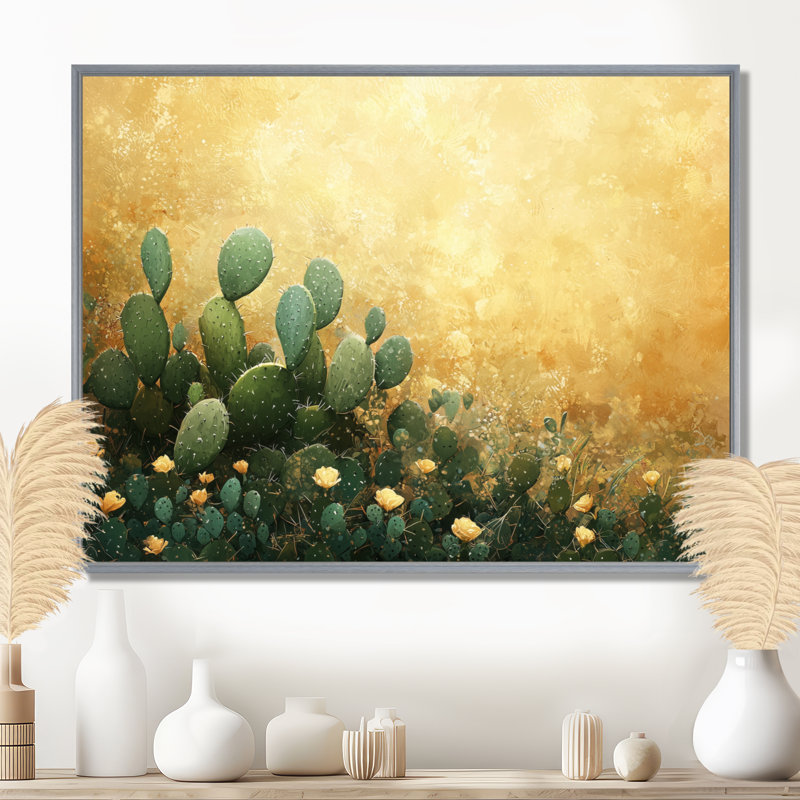 Kohei - Floral Wall Art, H 34 po x l 44 po, Picture Framed, Argent argent