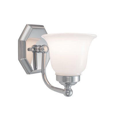 Alona 7'' High 1-Light Sconce - Chrome