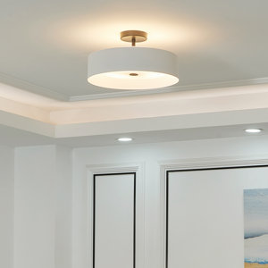 Hud 1-Light 15.75\" Semi Flush Mount
INCOMPLETE 