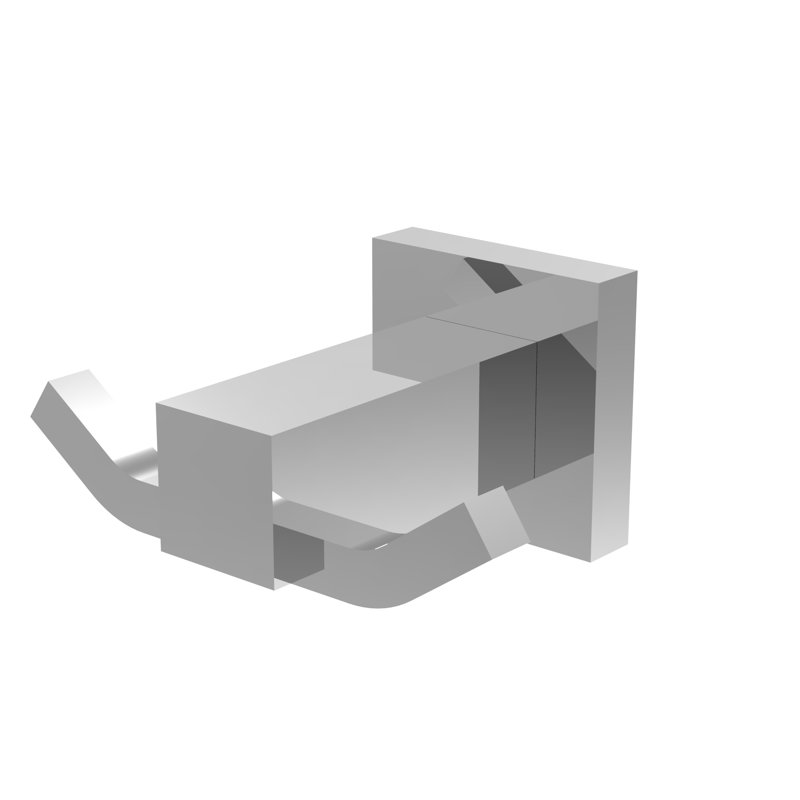 Eviva Jazzy Wall Mounted Robe Hook, Brushed Nickel