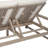 Outdoor Double Lounge Chair With 5-Position Adjustable Backrest For Each Seat, Wood Patio Chaise Lounge With Removable Cushions For Patio, Poolside, Garden-1361472661