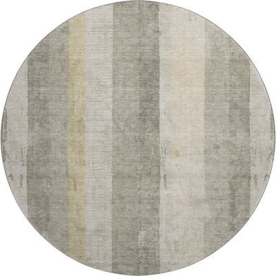 Premium Machine Washable Mehara AMF1689 Stripes Rug