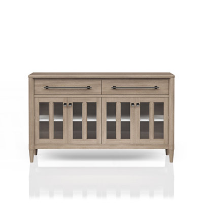 Buffet avec portes en verre