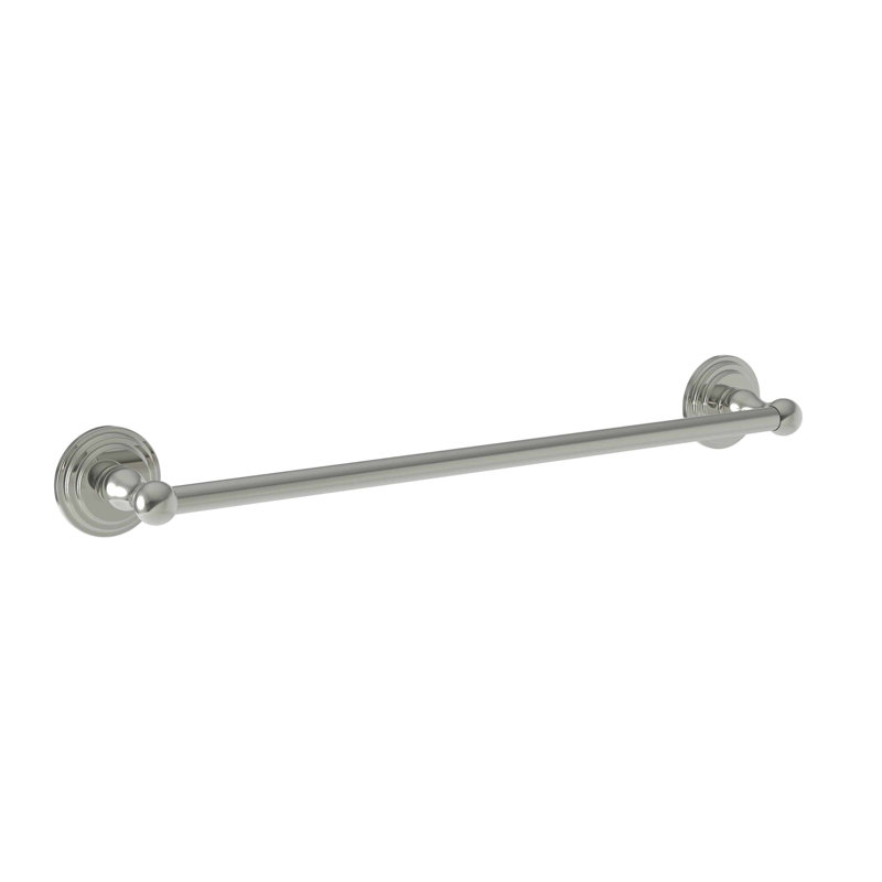 AstorTowel Bar, Polished Nickel, 2.56" H x 20.56" L x 3.08" D