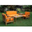 South Bay Outdoor 5 - Piece Teak Conversation Set
