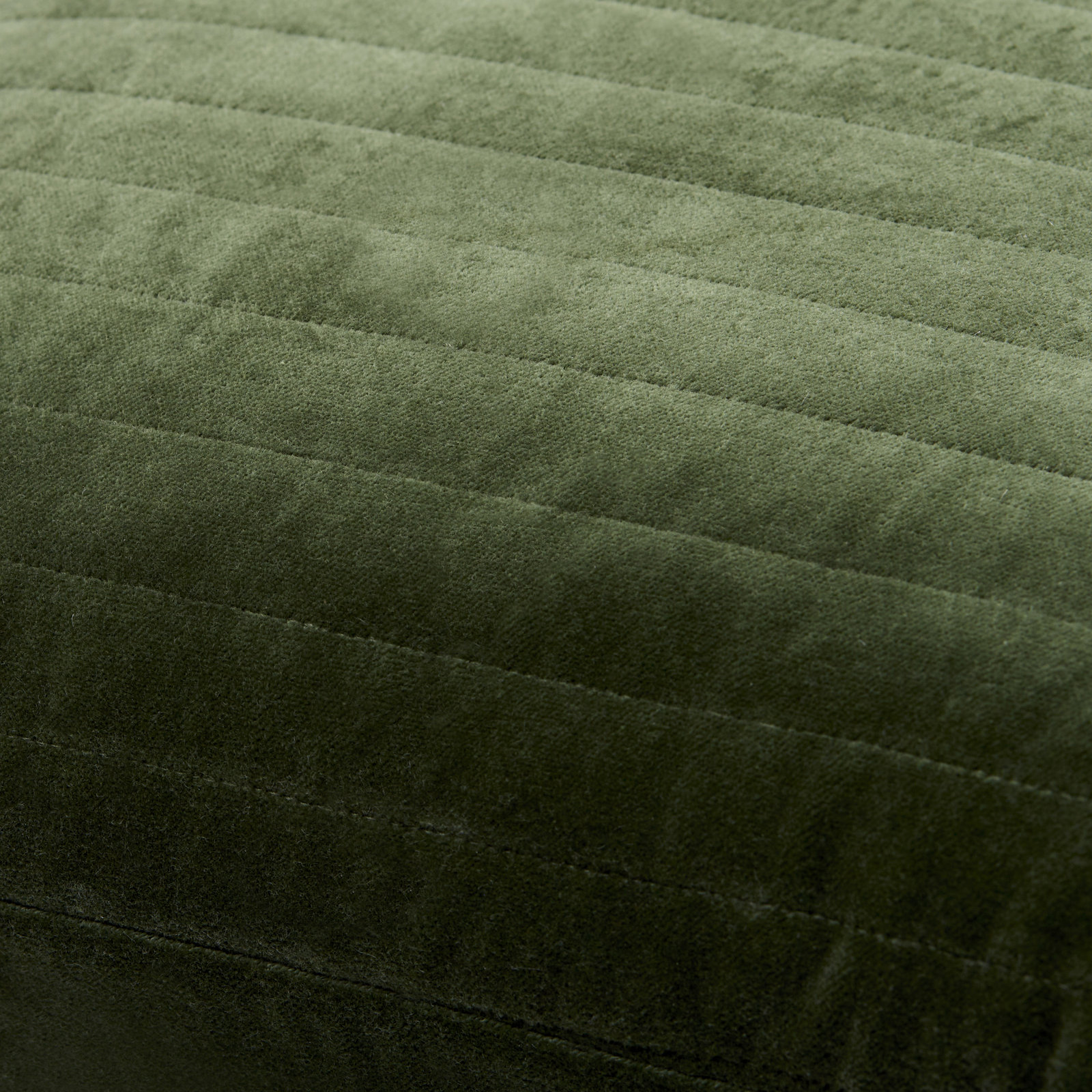 Beirne Throw Pillow, 22" x 22", Down, Medium Green