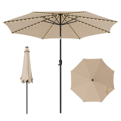 Goggin 300cm Lighted Market Parasol