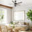 11'' Ceiling Fan with Light Kit