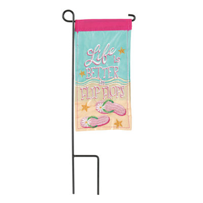 Mini Flag Flip Flops Polyester 4x8.5