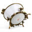 Porcelain Basin With Bronze Cockatoo