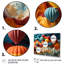 «Red Hot Air Ballon Mosaic II», reproduction sur toile-1694055096-1694055099