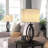 Burholme 26" Black Metal Industrial Table Lamp with 3-way Dimmable Light-219270237