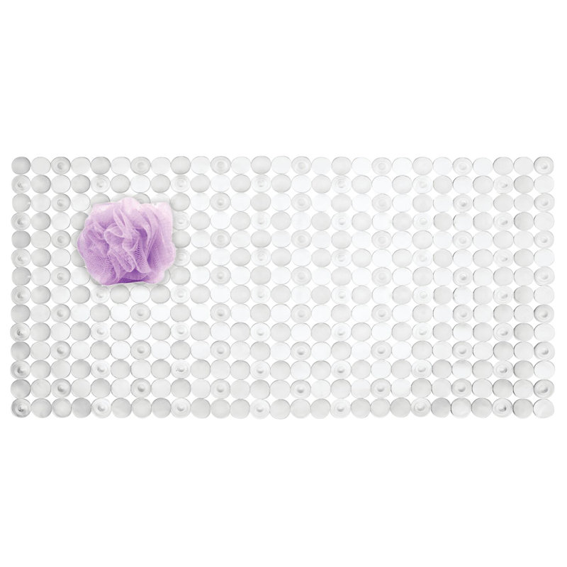 Jibberding Plastic / Acrylic Non-Slip Bath Rug, Clear