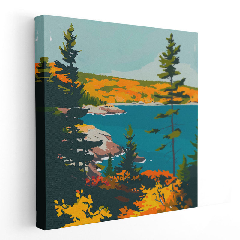 «A Scenic View I», reproduction d'art sur toile, H 20 po x l 20 po