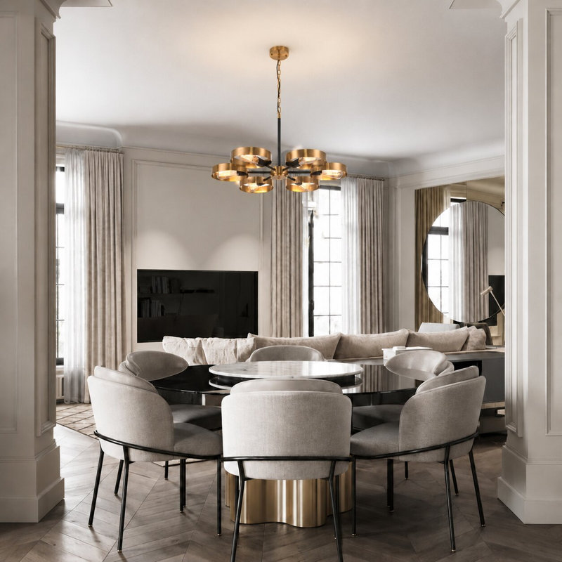 Lustre 6 lumières Yasmina