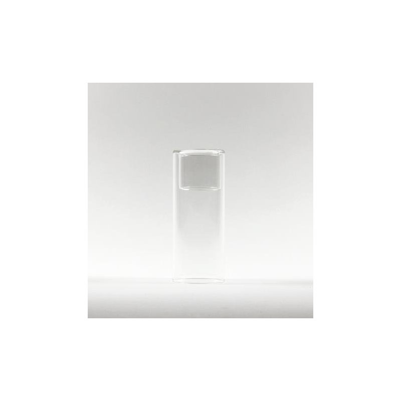 Votive en verre, H 6 po x l 2 po x P 2 po