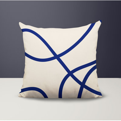 Vie Abstract Reversible Indoor/Outdoor Square Pillow