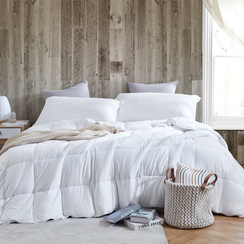 Coma Inducer Baffle Box Stitch Comforter Set, King Comforter + 2 King Shams