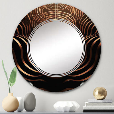 Jubilo - Miroir mural moderne rond
