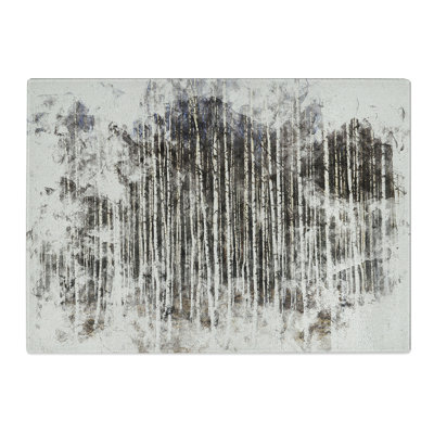 Birch Tree Forest Vol.2 Watercolour Chopping Board