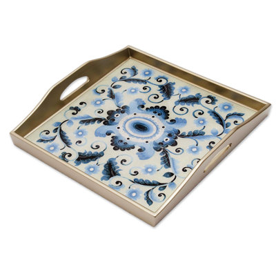 Tabletray repose-pieds/café exum