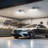 60W Motion Sensor Garage Light Cool 6500K White Lights