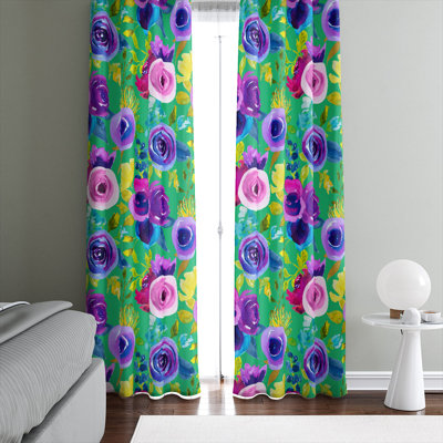 Semi Sheer Curtain Pair