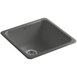 IronTones 20.875" L x 20.875" W Dual Mount Kitchen Sink