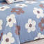 Ensemble de housse de couette réversible 3 pièces Isabelle Bleu-19137353